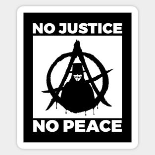 No Justice No Peace Sticker